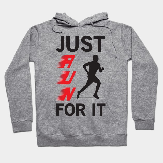 Just Run For It - Marathon Hoodie by CRE4TIX